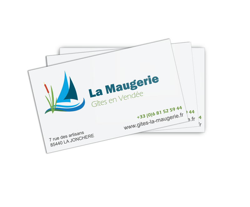 Cartes de visite pour votre activité de location saisonnière